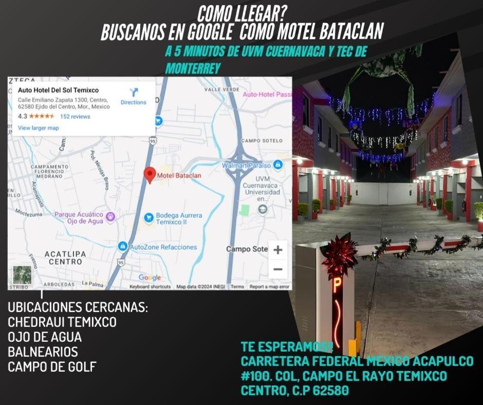 Hotel Bataclan Temixco Exterior foto